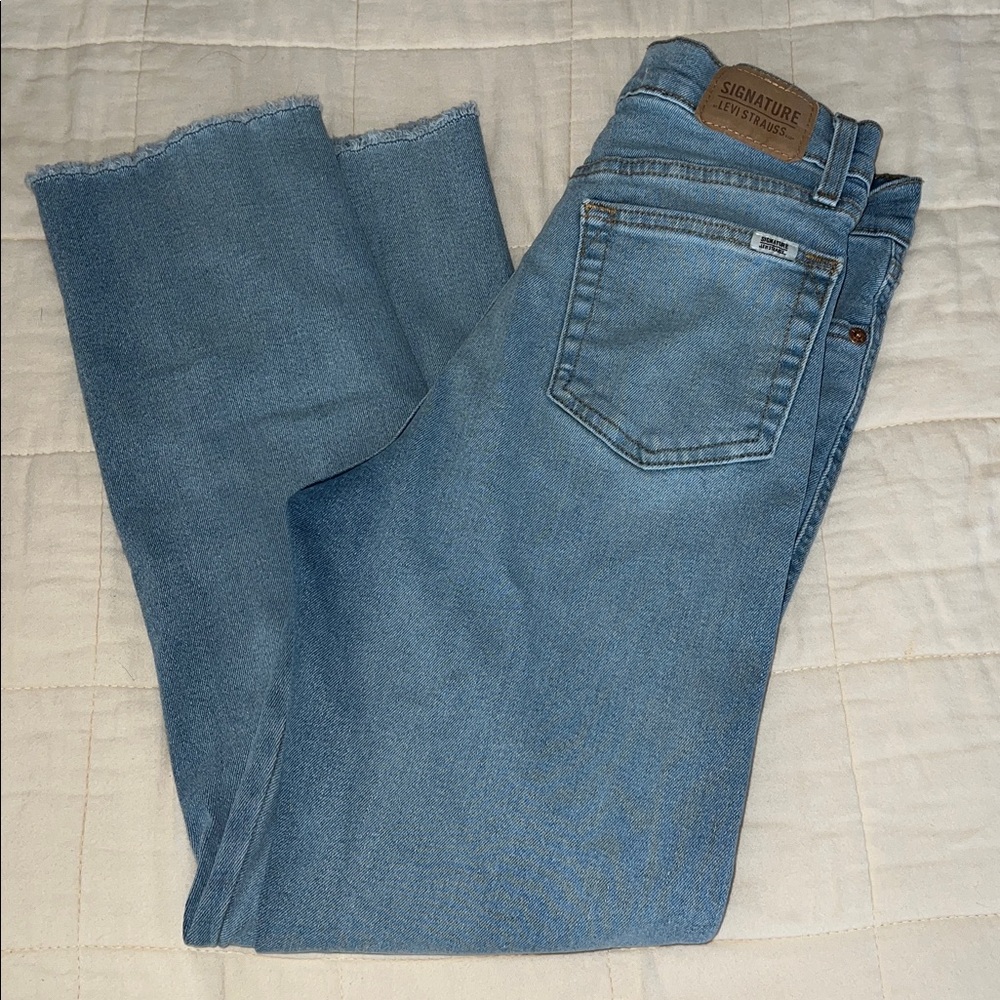 Signature by Levi Strauss Light Blue Ankle Jeans